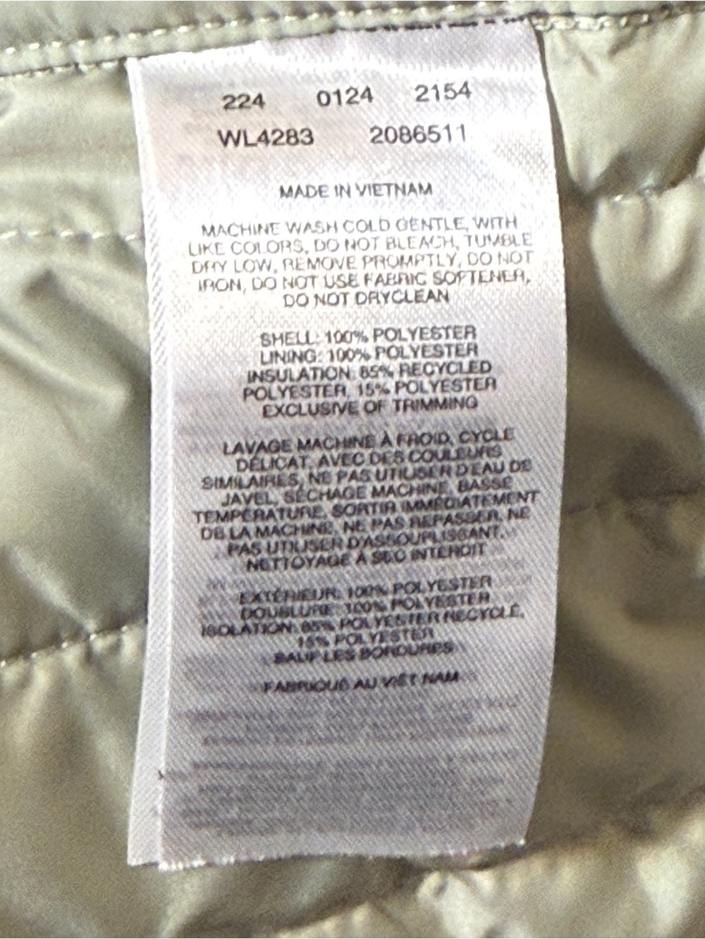 Columbia Peony Park Green Quilted Overshirt Puffer Jacket - Picture 10 of 13